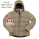 TAIGA Mont Blanc Extreme 800 - Men's Lightweight Warm Goose Down Jackets, Sage, MADE IN CANADA