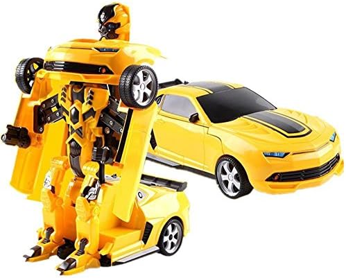 Surpass Remote Controlled [Transformers Robot] Shape-shift Action Figure, Remote Control Action Figure Model Car Toy for Kids, Bumblebee (1:14 Big Size) - Expedited Shipment