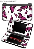 Nintendo DSi XL Skin - Butterflies Purple by WraptorSkinz