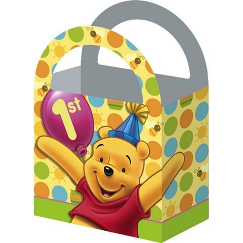  Birthday Party Supplies  Girls on First Birthday Treat Boxes   4 Pkg  First Birthday Party Supplies