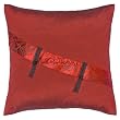 Decorative Handmade Burgundy & Crimson Thai Silk Cushion Cover / Pillow Sham