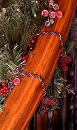 Decorative Garland Twist Ties- Burgundy/Gold, 6pk