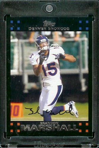 2007 Topps Brandon Marshall Denver Broncos #12 Football Card