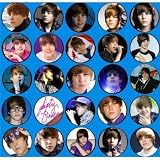 Set of 25 JUSTIN BIEBER 1.25
