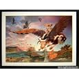 Fantasy Art the Gilded Doorway By Patrick Woodruffe Framed Art Display