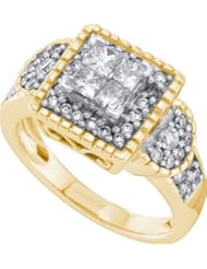 1.00CTW DIAMOND LADIES INVISIBLE RING