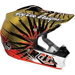 Troy Lee Designs Piston SE 3 Motocross Motorcycle Helmet - Gold