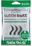 Fashion First Aid Women's Subtle Butt Disposable Gas Neutralizers 5 Pieces Set