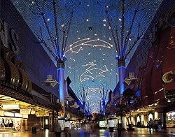 Downtown Las Vegas 'Fremont Street Experience' Light Show Photograph - Beautiful 16"x20" Photographic Print by Carol M. Highsmith
