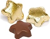 Gold Milk Chocolate Stars (1/2 Lb - Approx 22 Pcs)