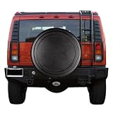 35 Hummer H2 (2002-2004 SUV) - Rigid Tire Cover - Hard Black Textured Plastic Face w ... by Boomerang