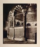 1926 Interior Dome of the Rock Islamic Shrine Jerusalem - Original Photogravure