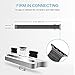Apple Watch Band, 42mm Covery® Milanese Loop Magnetic Closure Stainless Steel Mesh Bracelet Strap Replacement Band for Apple Watch (black)