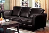IMAGE OF Sofa in Dark Brown Bycast Leather
