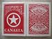 2 Decks Red Bicycle Canasta with Points Playing Cards