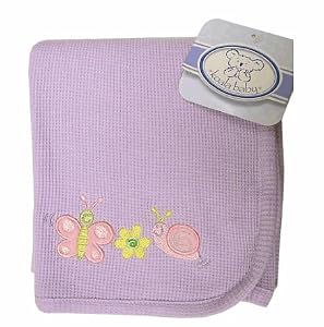 Koala Baby Cotton Thermal Blanket - Lavender Butterfly