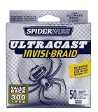 Spiderwire ULTRACAST INVISI-BRAID 50lb Test 300 yds New
