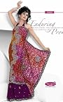 Wedding Partwear Embroidered Saree Sari-26005