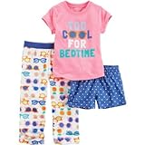 カーターズ Carter's/ 3ピースジャージパジャマ ピンク スリープウェア 24ヶ月【並行輸入】