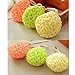 Bestrice Pack of 3 Soft Sponge Body Bath Shower Spa Exfoliator Face Washing Cleansing Puff Scrubber