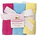 Luvable Friends Washcloths, Pink, 6-Count