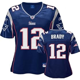 Tom Brady Reebok Navy Replica New England Patriots Women's Jersey