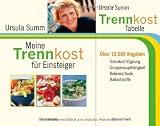 Meine Trennkost f&uuml;r Einsteiger: mit extra Tabellenbuch - Ursula Summ