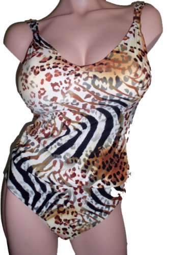 Profile By Gottex Animal Print Tankini Swimsuit