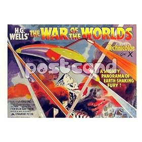 The War of the Worlds~ The War of the Worlds Postcard!!~ H.G. Wells~ Rare Postcard!!~ Approx 4" x 6"