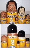  : NBA Basketball Boston Celtics or Trail Blazers or Any Team Your Choice Russian Nesting Nested Stacking Doll 5 Pcs / 6-7 in