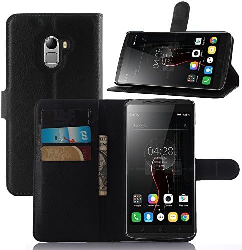 Lenovo K4 Note Case, Vikoo Stand Flip Wallet Case with Built-in Card Slots, Premium PU Leather Wallet Cover Case for Lenovo Vibe K4 Note Smartphone(White)