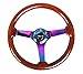 NRG Innovations ST-036BR-MC Classic Dark Wood Grain Wheel (3