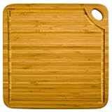 Best Price Totally Bamboo GreenLite 11-Inch by 11-Inch Groovy Square Cutting Board, Medium