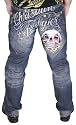 CHRISTIAN AUDIGIER Ed Hardy Mens Jeans Denim Pants Jenny Bing Straight Leg Signature 32" Inseam