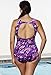 Aquabelle Women's Earthquake High-Neck Swimsuit