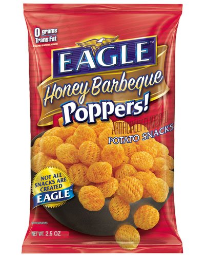 Childrens Toyshop  Gourmet Food : EAGLE Honey Barbeque Poppers! Potato Snacks: 2.5 OZ