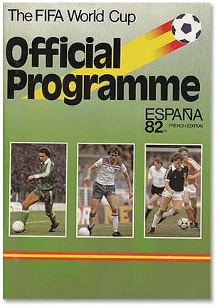 1982 World Cup Finals in Spain Official Souvenir Program - French Edition - One Size