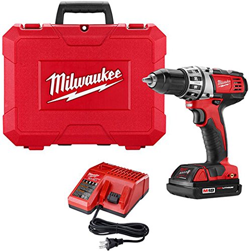 Milwaukee M18 Red Lithium 18Volt Cordless 12 in. Compact Drill Kit