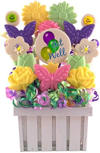 Picket Fence Get Well Lollipop Bouquet