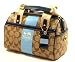 AUTHENTIC COACH HERITAGE STRIPE SMALL ZIP SATCHEL 11563