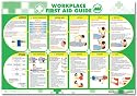 Wallace Cameron Workplace First-Aid Guide Poster Laminated Wall-mountable W840xH590mm Ref 5405025