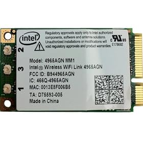 INTEL WIRELESS WiFi 4965AGN 802.11N MINI PCI-E CARD NETWORK ADAPTER