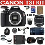BRAND NEW CANON REBEL T3I (IMPORT) + CANON 18-55mm IS LENS + CANON 75-300mm ....