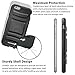 Galaxy S6 Case - Fosmon® (STURDY) Heavy Duty Dual Layer Hybrid Stand Case with Shell Holster Combo for Samsung Galaxy S6 2015 (Black)