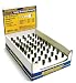 Eazypower 88965 Assorted Magnetic Nut Setters with 1/4-Inch Hex Shank Display, 50-Piece
