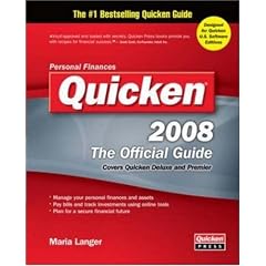 Quicken 2008 The Official Guide (Quicken: The Official Guide)
