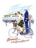 Queen of Bermuda Travel Places Giclee Poster Print by Adolph Treidler, 44×60