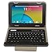 Tabsuit 8'' Keyboard Case - Ultra Slim SmartShell Stand Cover with Magnetically Detachable Wireless Bluetooth Keyboard for Dragon Touch 8 inch Tablet and more 8'' Tablet PC