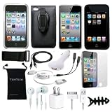 TsirTech 15-Item Accessory Bundle for New Apple iPod Touch iTouch 4G 4th Gen Generation 8GB 32GB 64GB