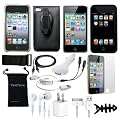 TsirTech 15-Item Accessory Bundle for New Apple iPod Touch iTouch 4G 4th Gen Generation 8GB 32GB 64GB